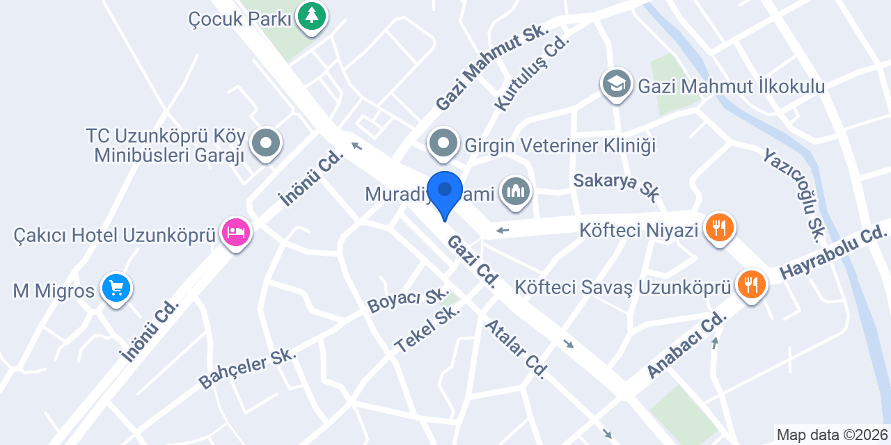 Dedeoğlu Kuyumculuk konumu