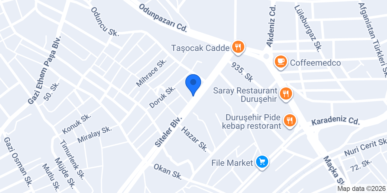 LAMAZİ KAFE & RESTAURANT konumu