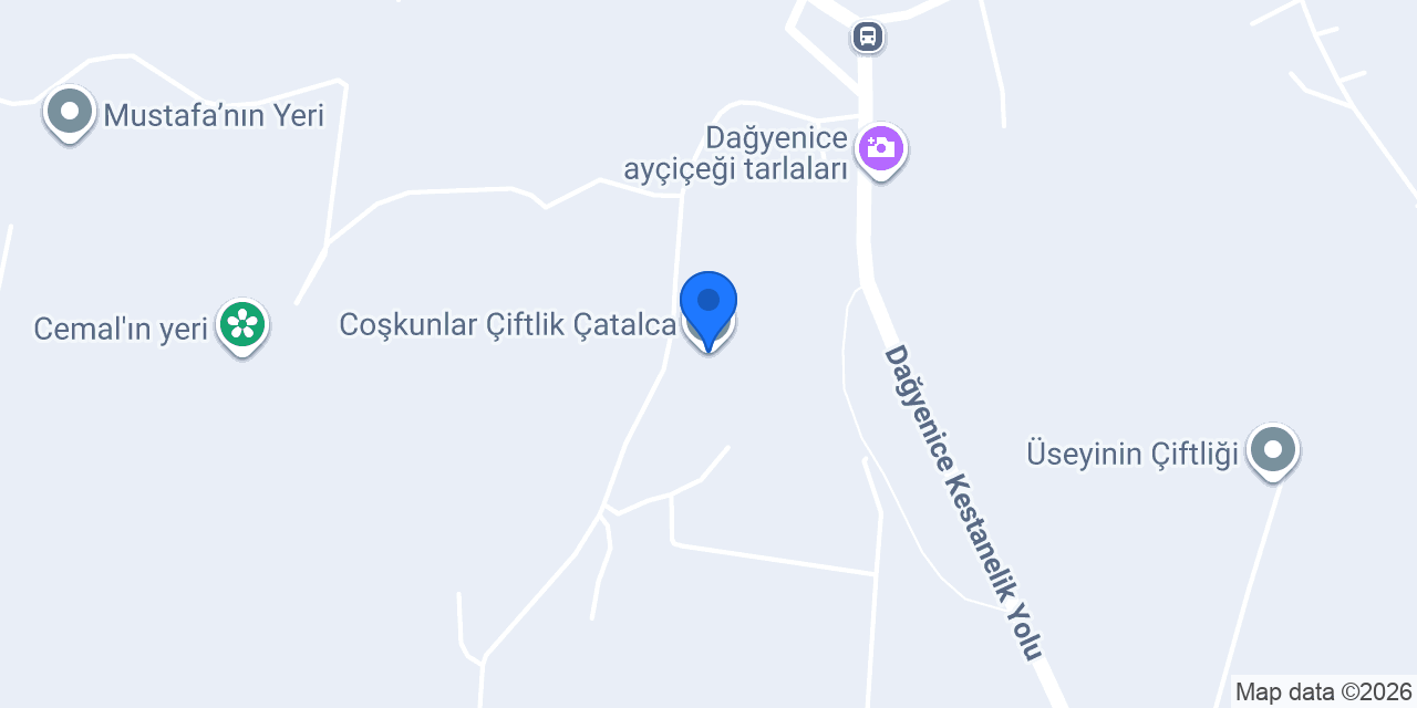 Coşkunlar Çiftlik Çatalca konumu