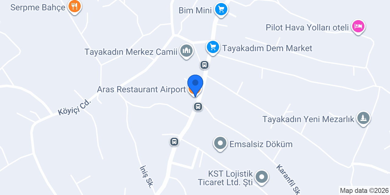 Aras Restaurant Airport konumu
