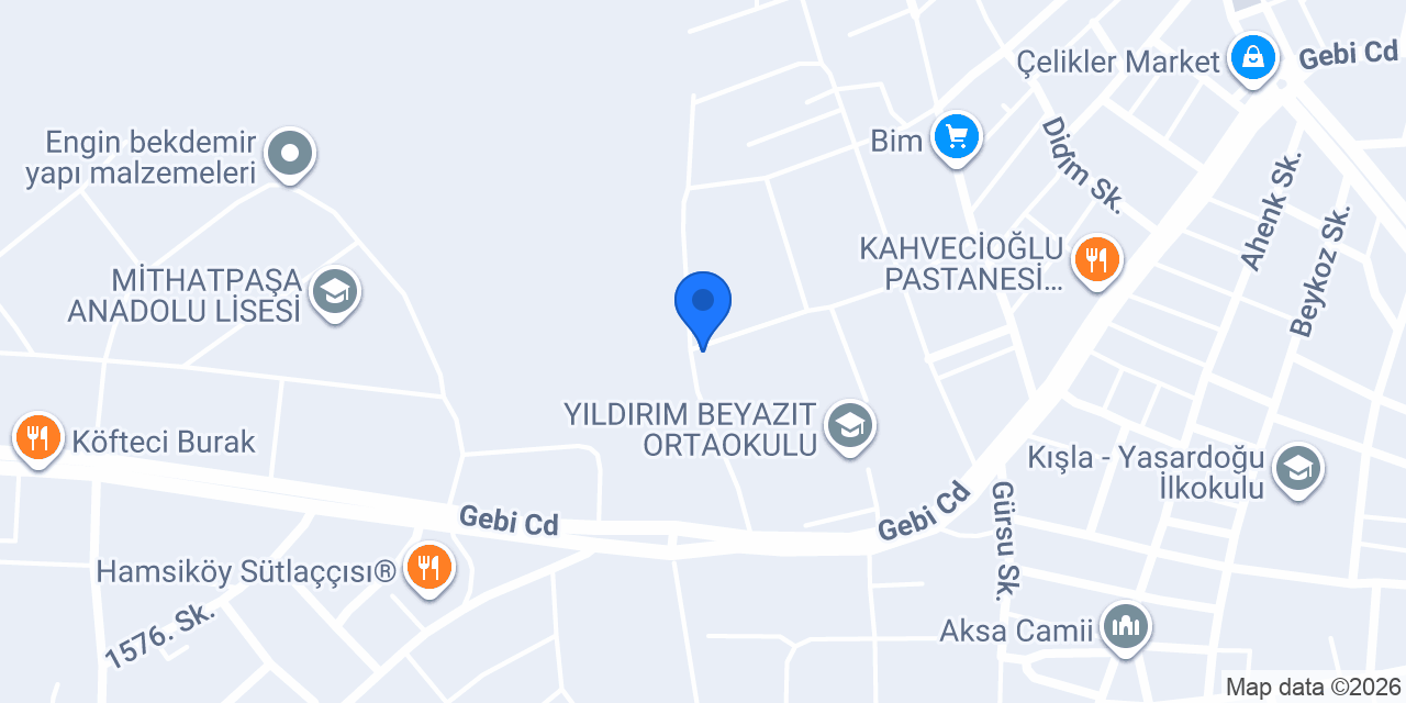 Maarif İlkokulu konumu