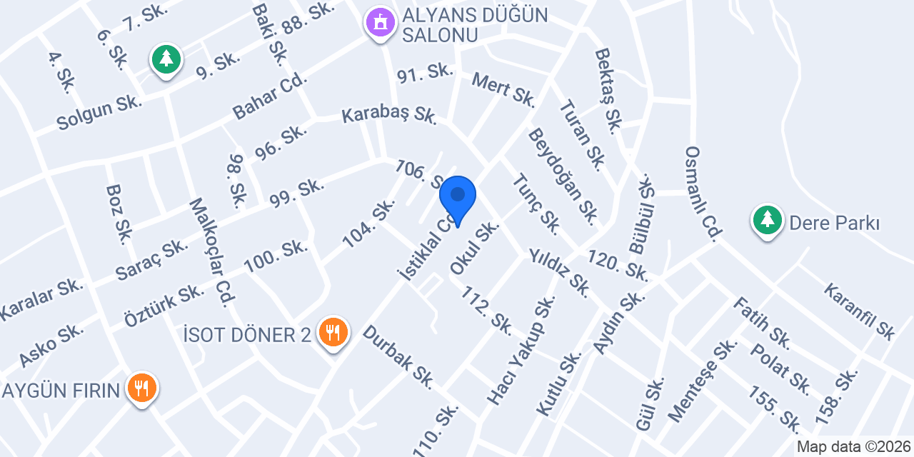 Oses Çiğ Köfte konumu