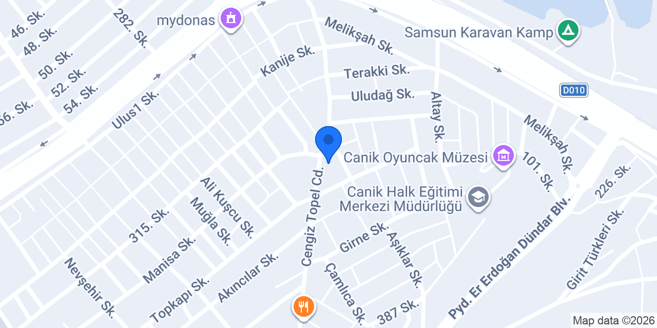 Al-Den Çiçek Evi konumu