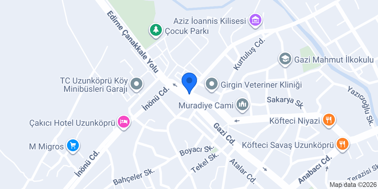 Çağlar Turizm konumu