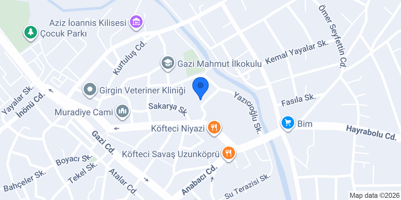 Uzunköprü Muradiye öğrenci Yurdu konumu