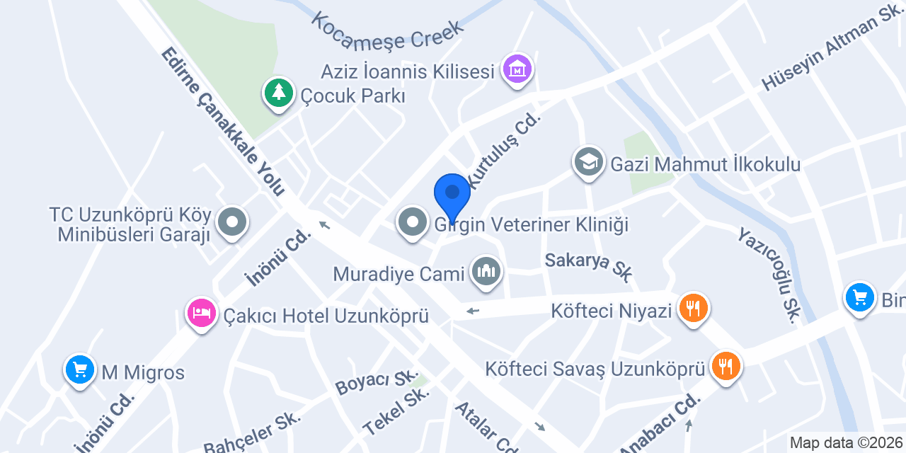 ÇETİN TESİSAT DOĞALGAZ UZUNKÖPRÜ konumu