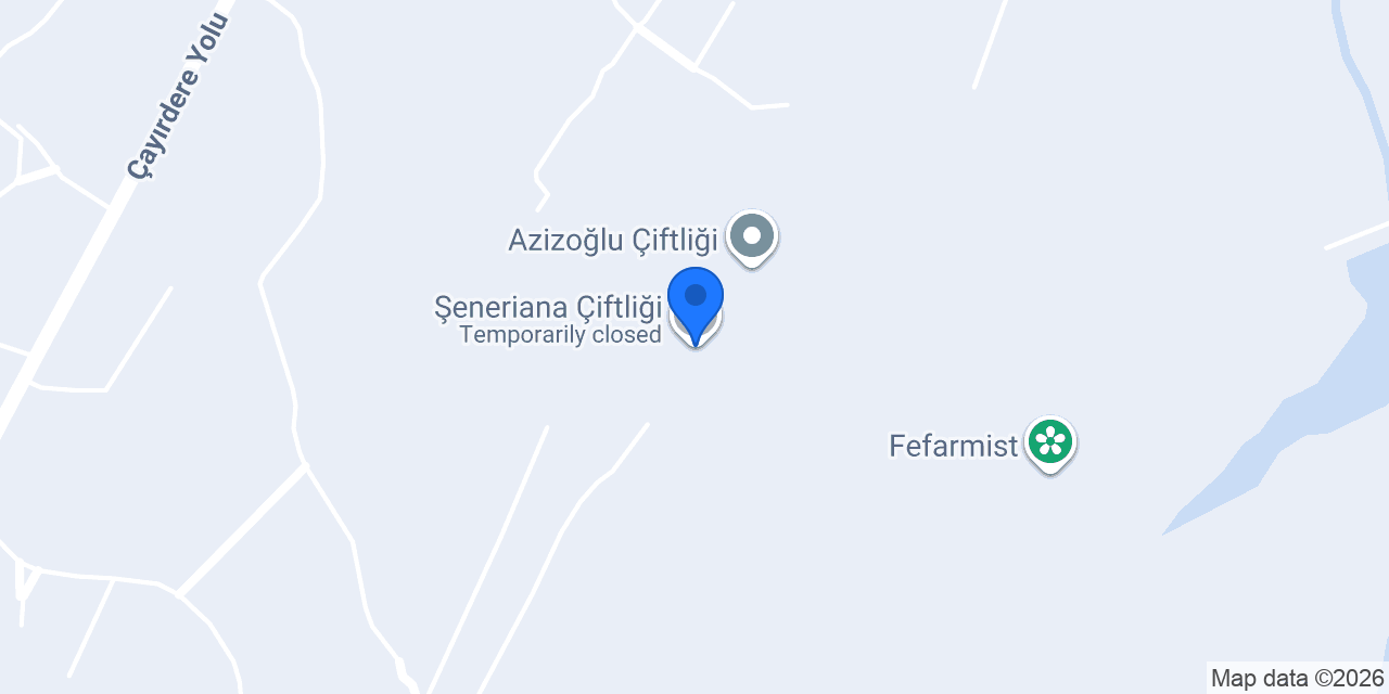 Şeneriana Çiftliği konumu