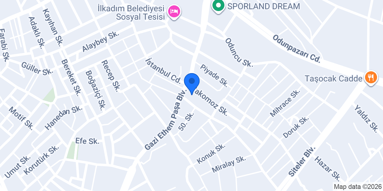 Gazi Aile Sağlığı Merkezi konumu