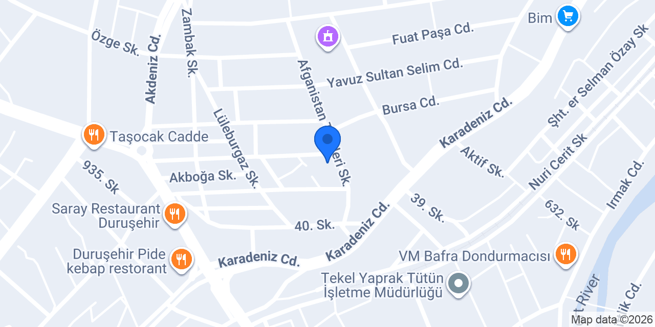 Çınar Eczanesi konumu
