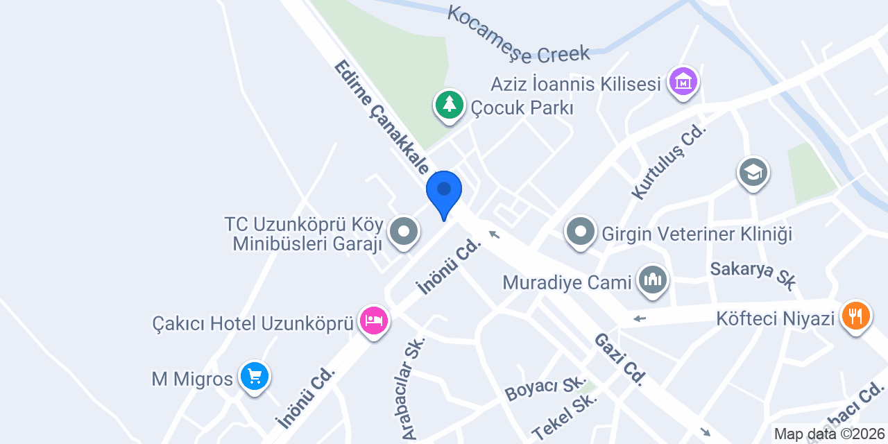 Özlem Taksi Uzunköprü konumu