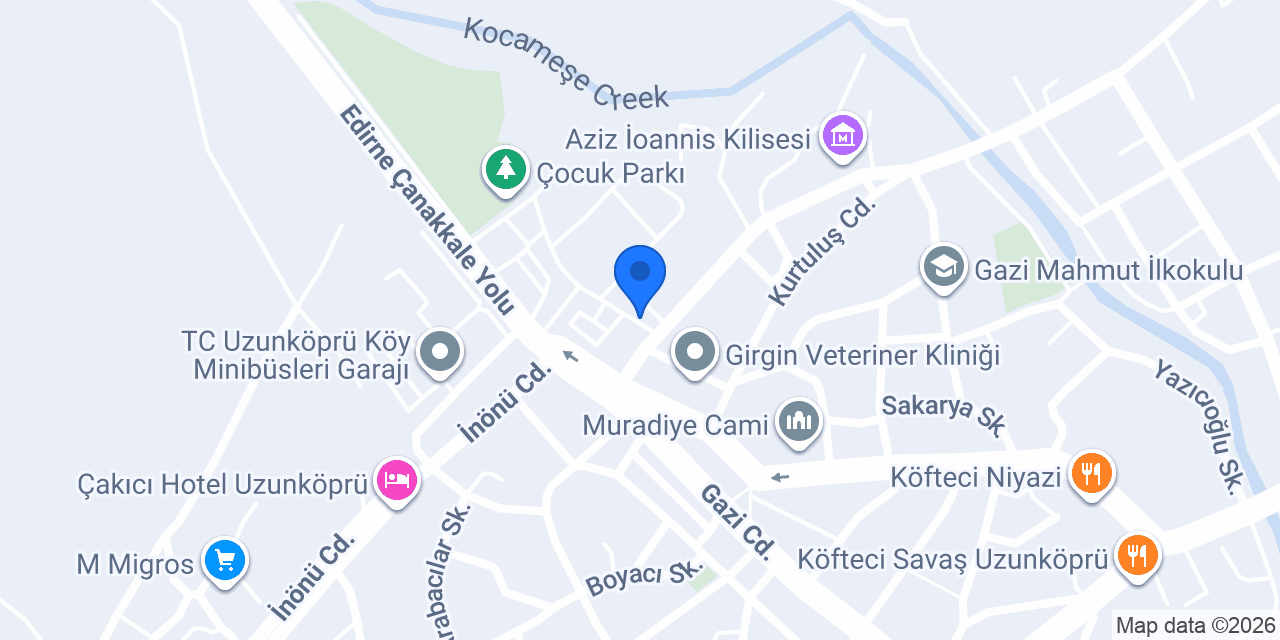 Uzunköprü Avcılar Lokali konumu