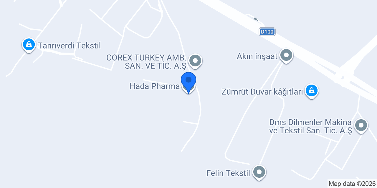 Hada Pharma konumu