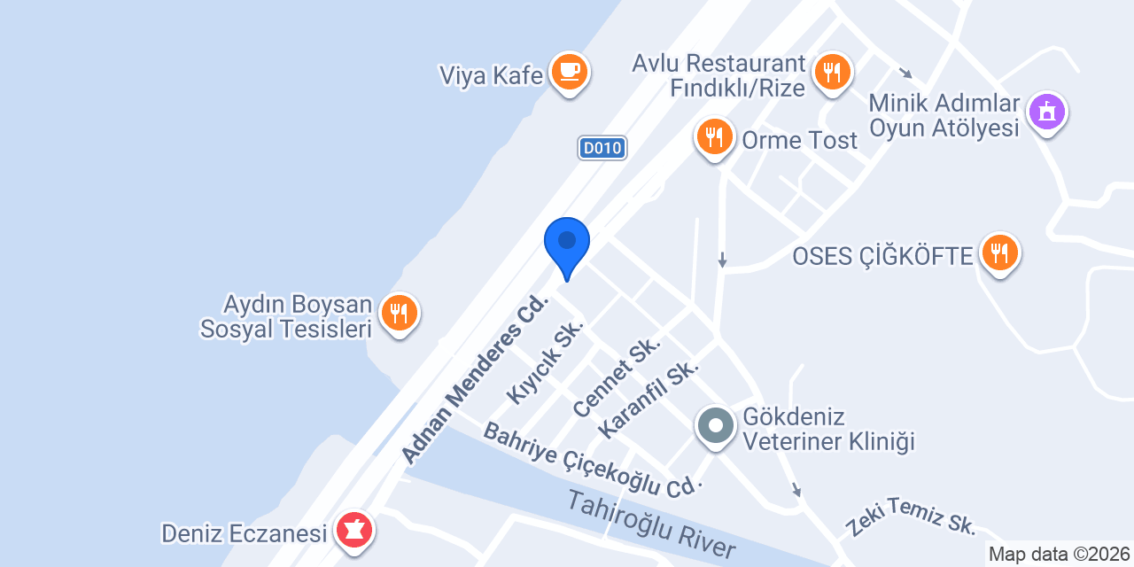Fındıklı Ekmek konumu