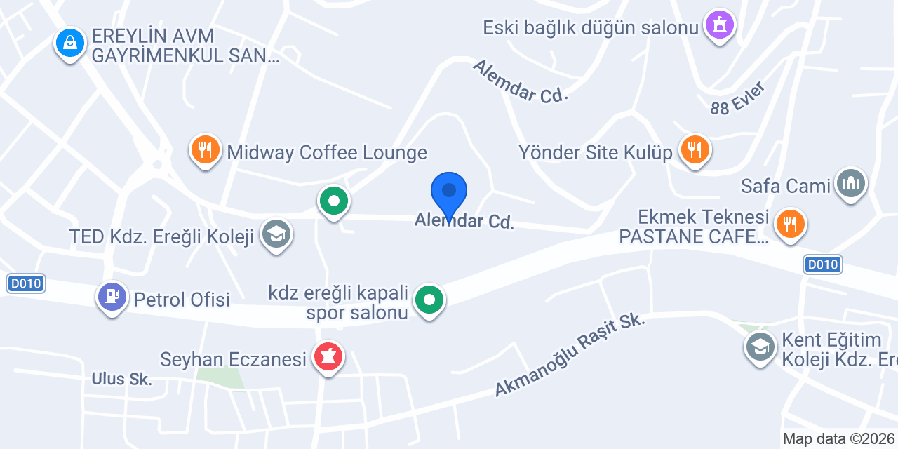Kdz. Ereğli Anadolu Lisesi konumu