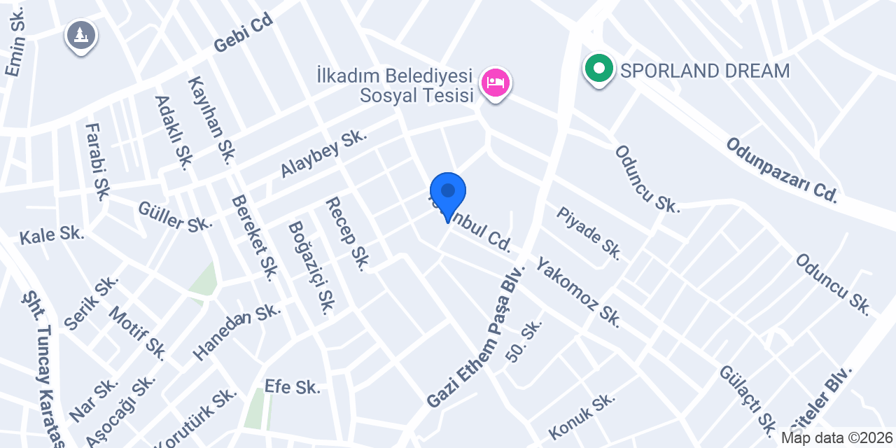 Samsun Ata Teknik Servisi konumu