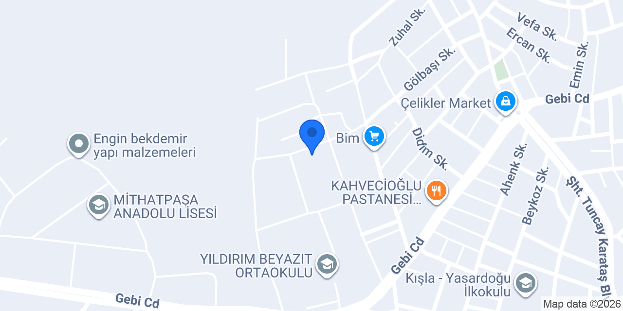 Kardeniz mobilya konumu