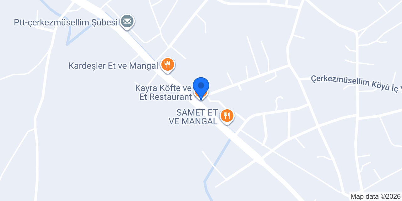 Kayra Köfte ve Et Restaurant konumu