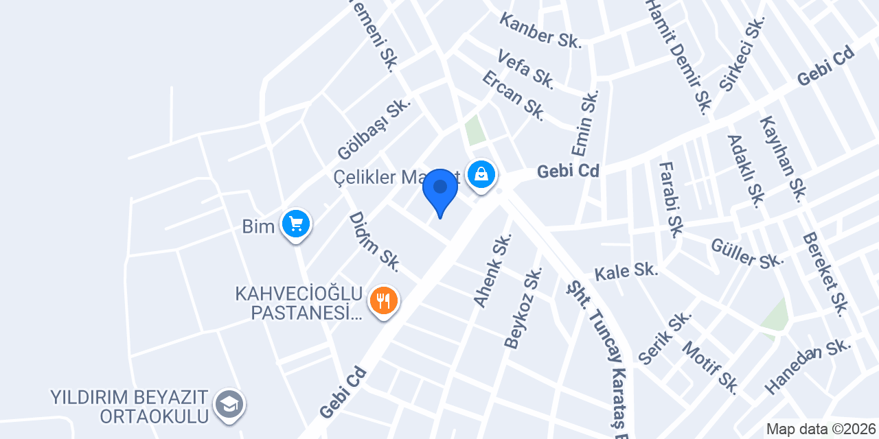 Samsun çatı-eksiz oluk konumu