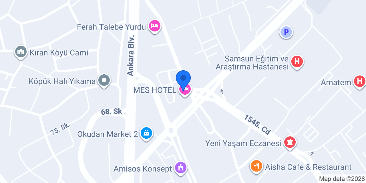 Çalıkuşu Mes Hotel konumu
