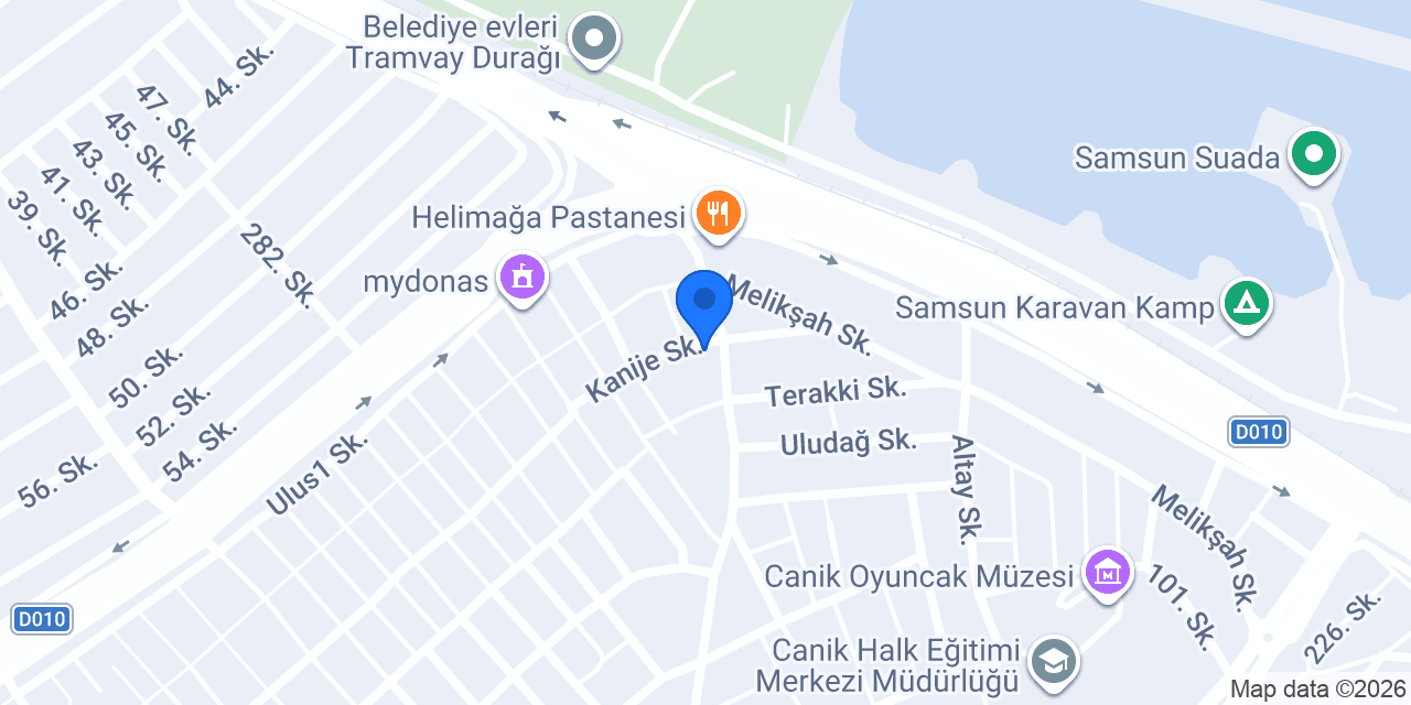 Canik Çiçekçilik konumu