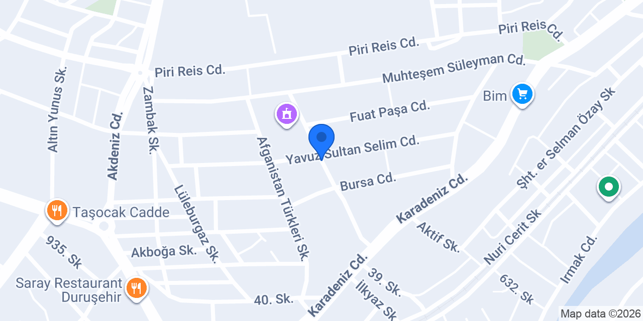 Gazi İlköğretim Okulu konumu