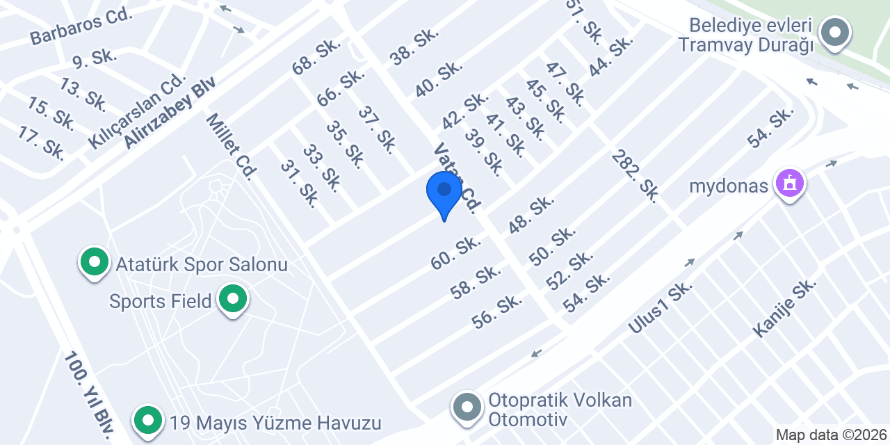 Sam-Ser Otomotiv konumu