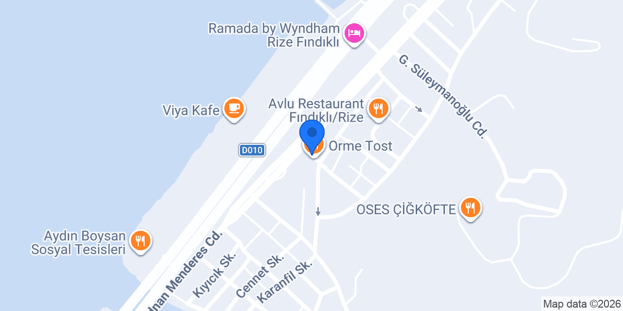 My location hotel konumu