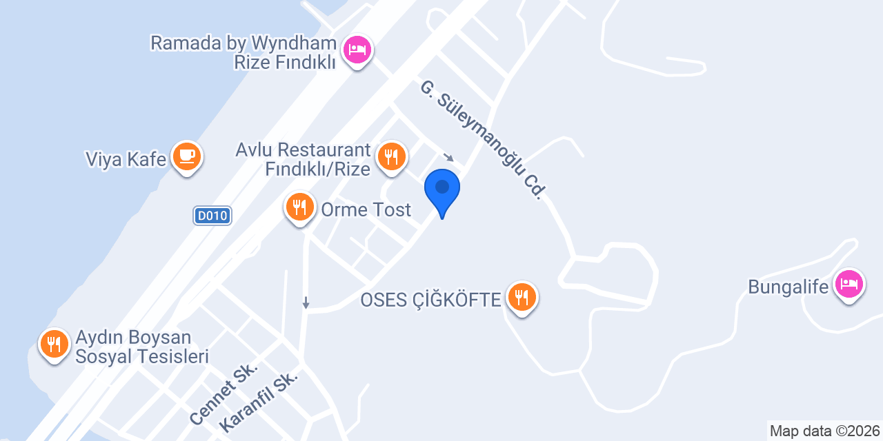 Fındıklı Diyet Kliniği konumu