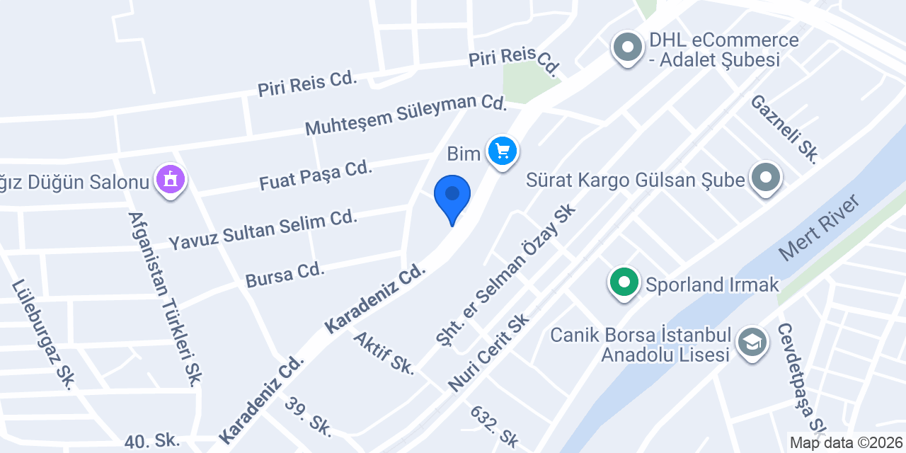 Paket Et Market konumu