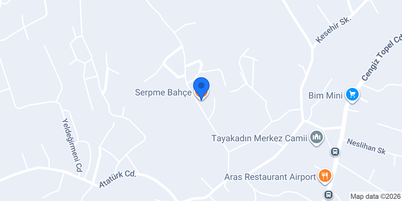 Serpme Bahçe konumu