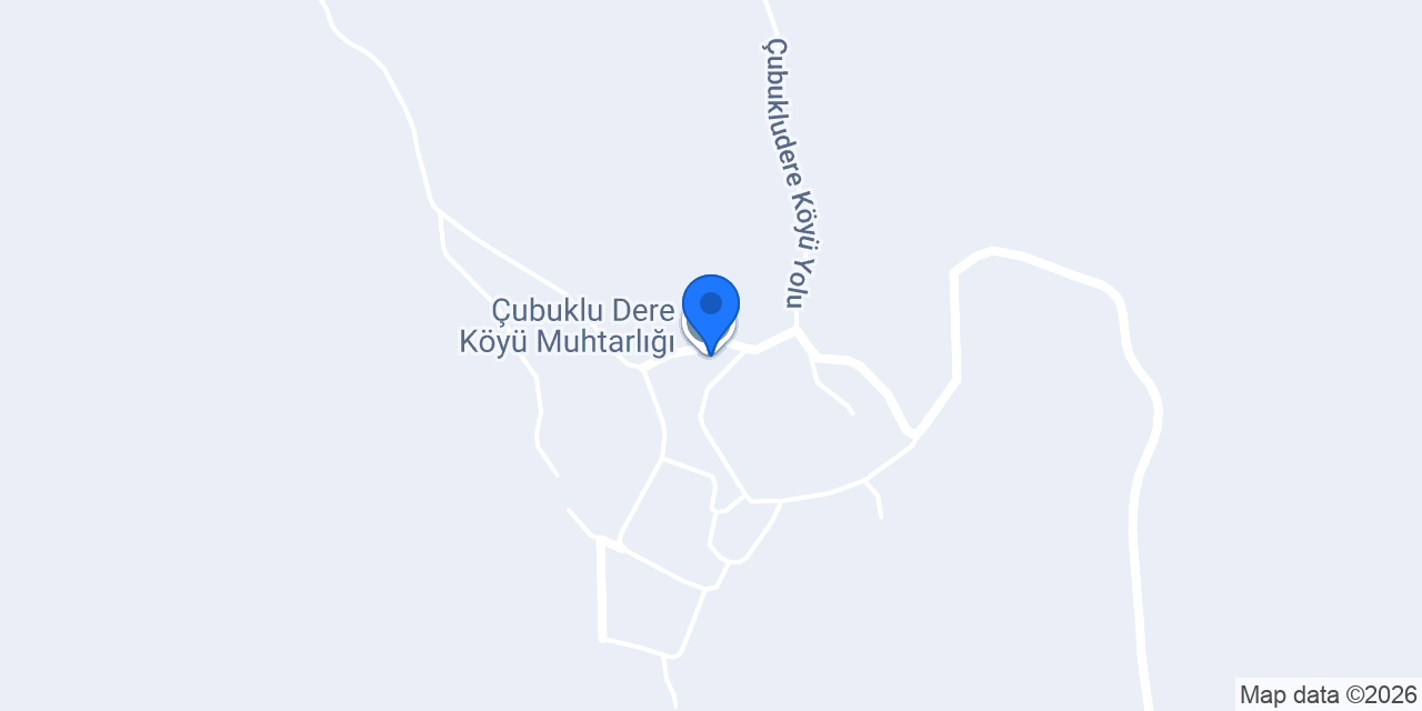 Çubuklu Dere Köyü Muhtarlığı konumu