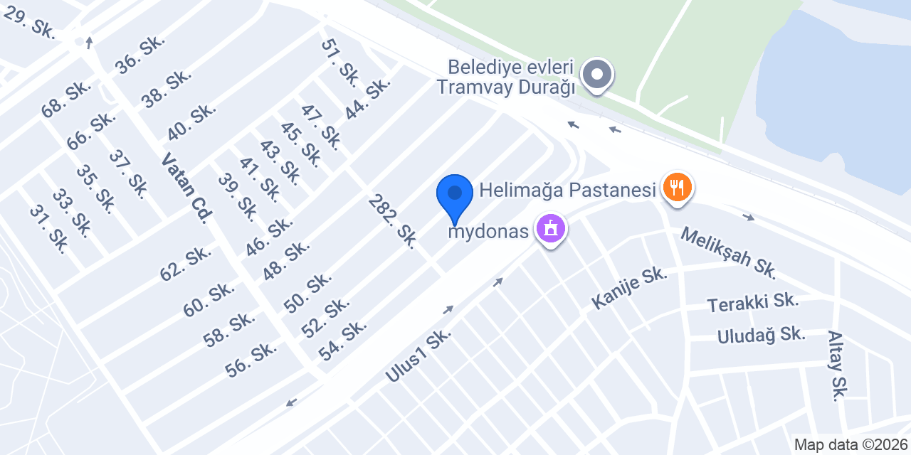 Oto Uğur Orjinal Yedek Parça konumu