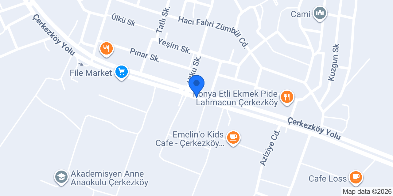 Yazıcıoğlu Grup Proje konumu