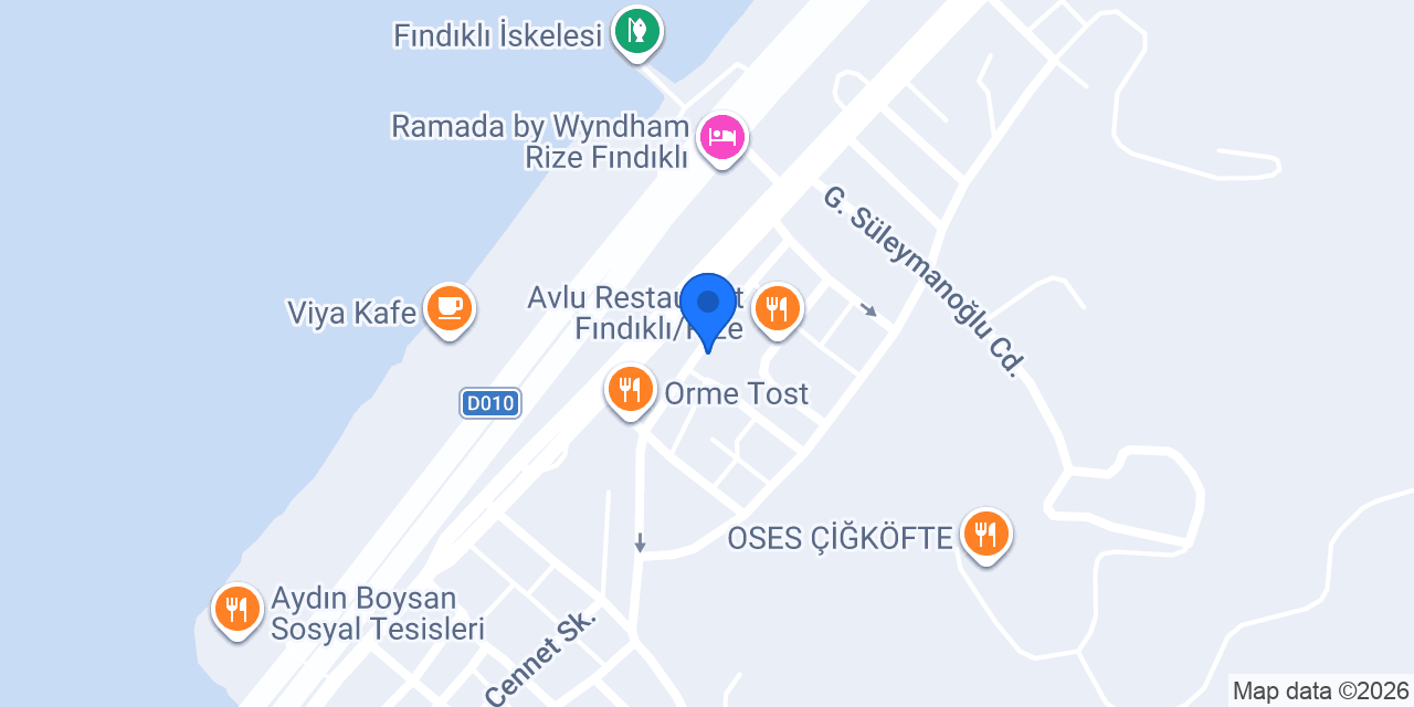 Fındıklı Belediyesi konumu