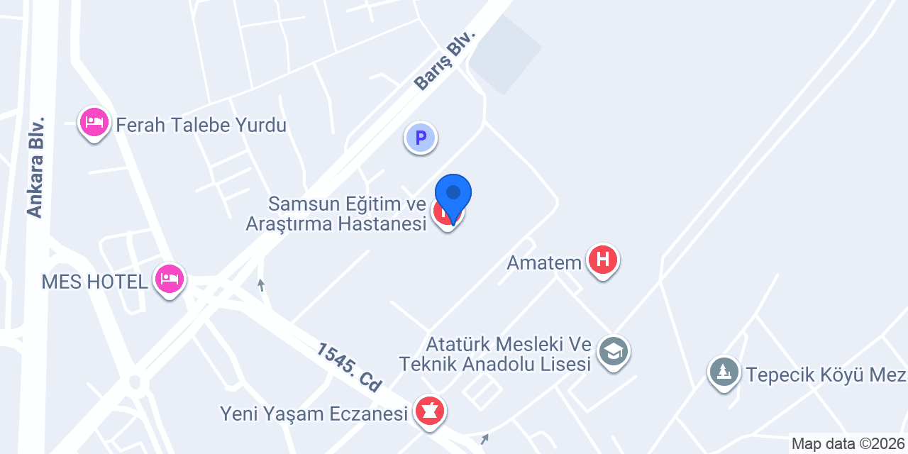 Mehmet Aydın Eğitim Araştırma Hastanesi konumu