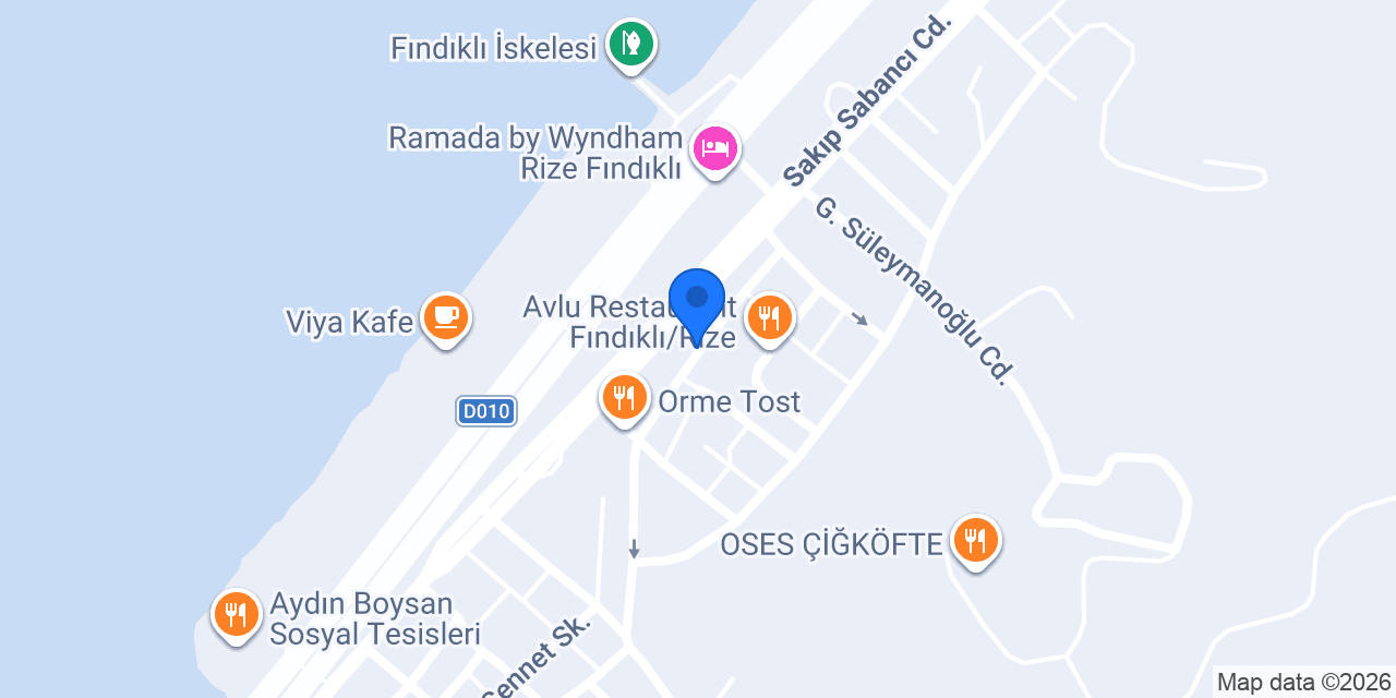 Fındıklı Katık Döner konumu