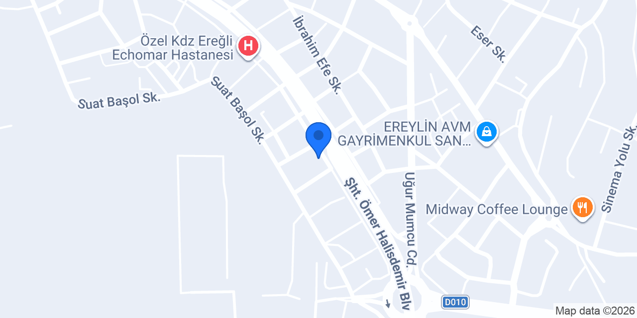 Modalife KDZ. Ereğli konumu