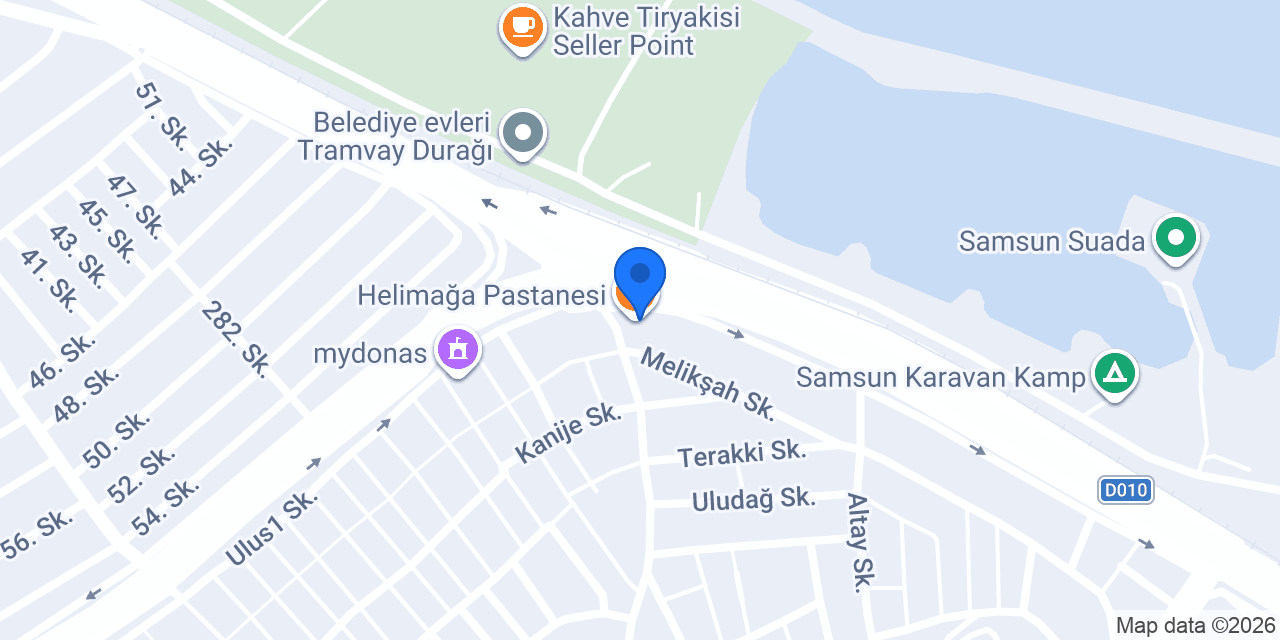 Helimağa Pastanesi konumu