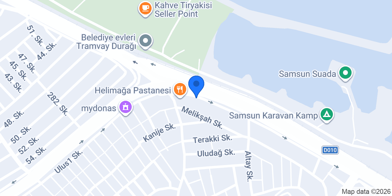 Türker Dondurma konumu