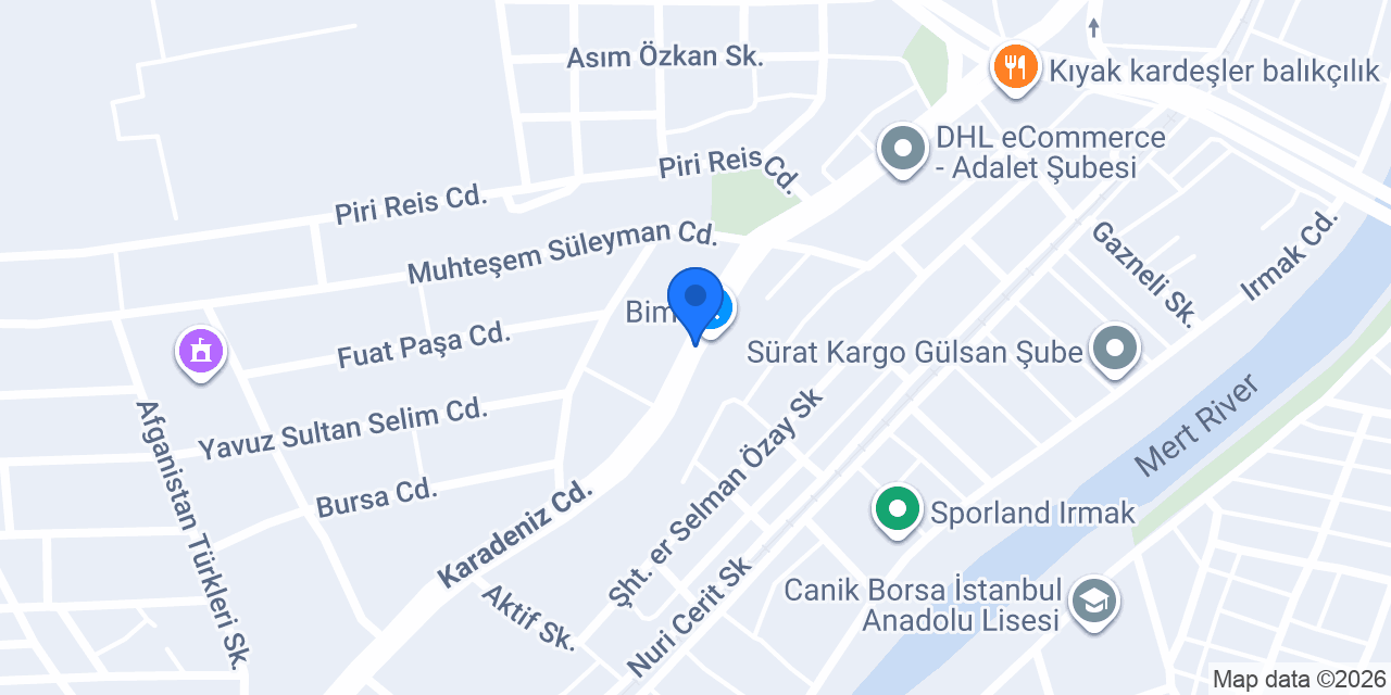 Tanrıverdi Mobilya konumu