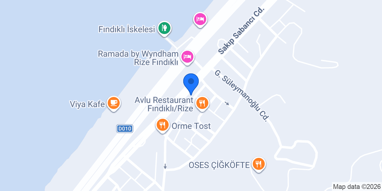 Gündoğdu Mobilya Fındıklı konumu