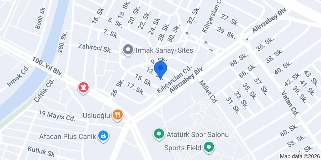 Teknik Yangın konumu