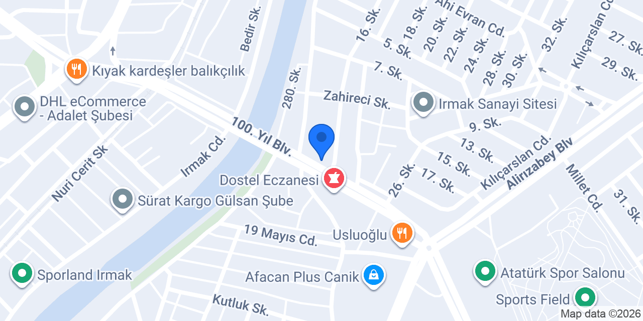 Gençalioğlu Eczanesi konumu