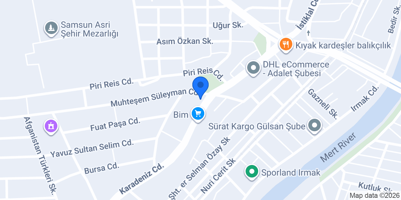 ADALET KURUYEMiŞ konumu