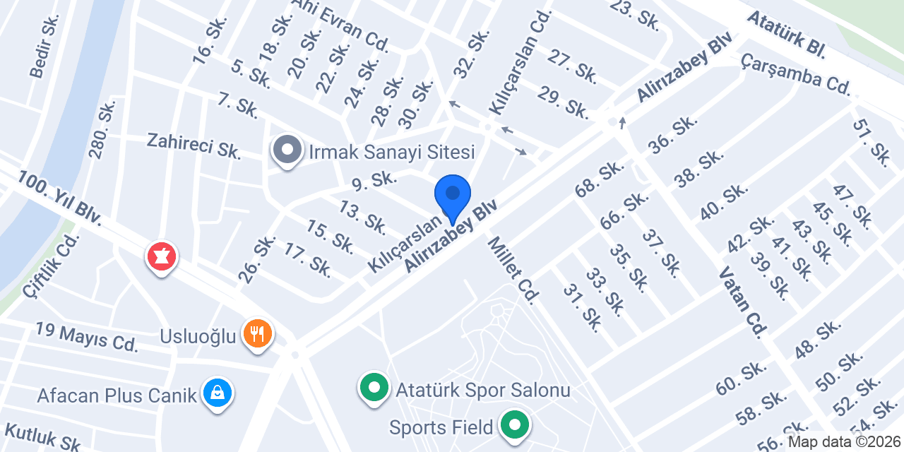 SAMWAX OTO MARKET konumu