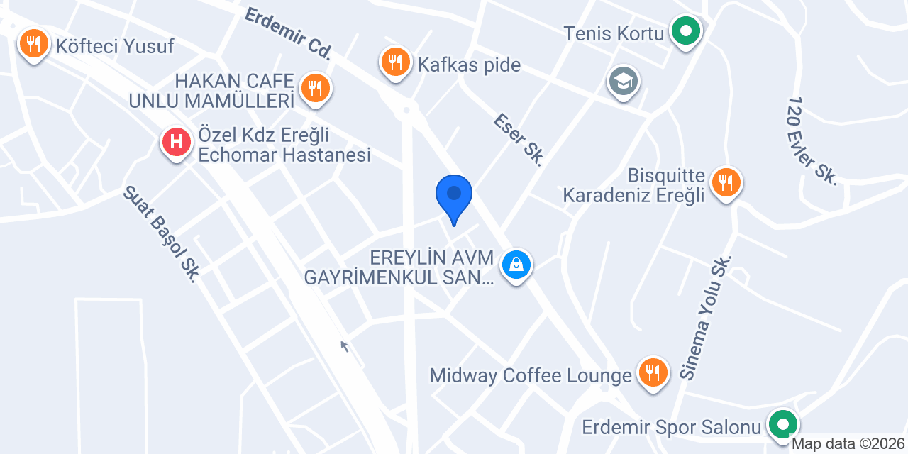 Martı Sürücü Kursu konumu