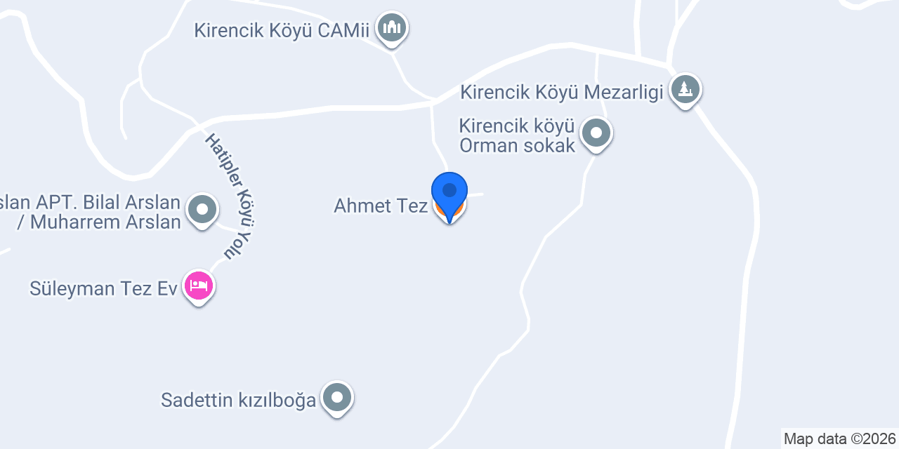 Ahmet Tez konumu