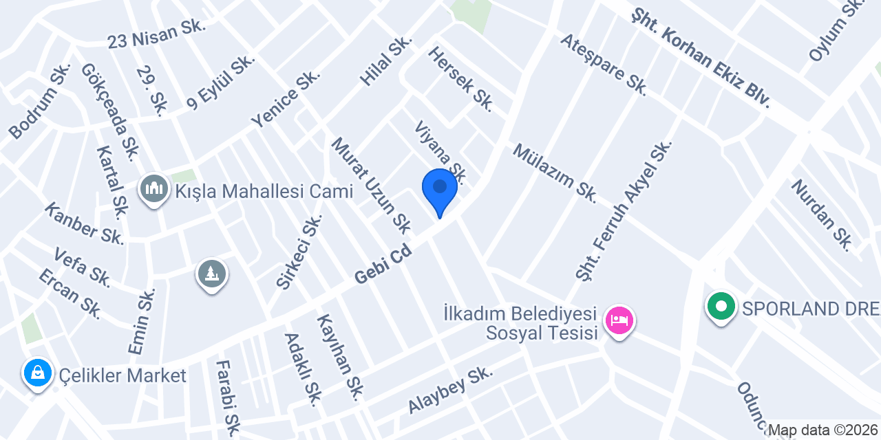 Kamer Halı Avm konumu