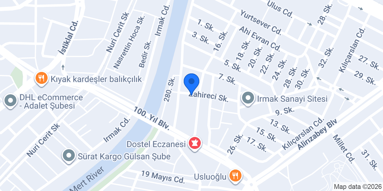 Yüksel Mobilya konumu