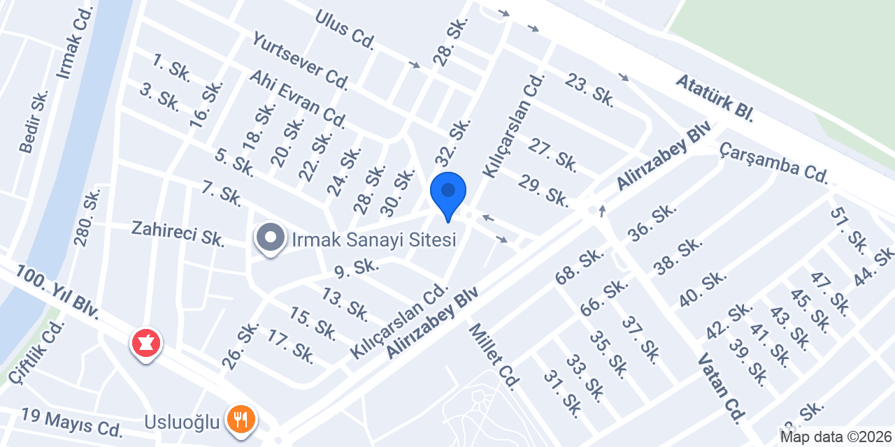 Tunç Oto konumu